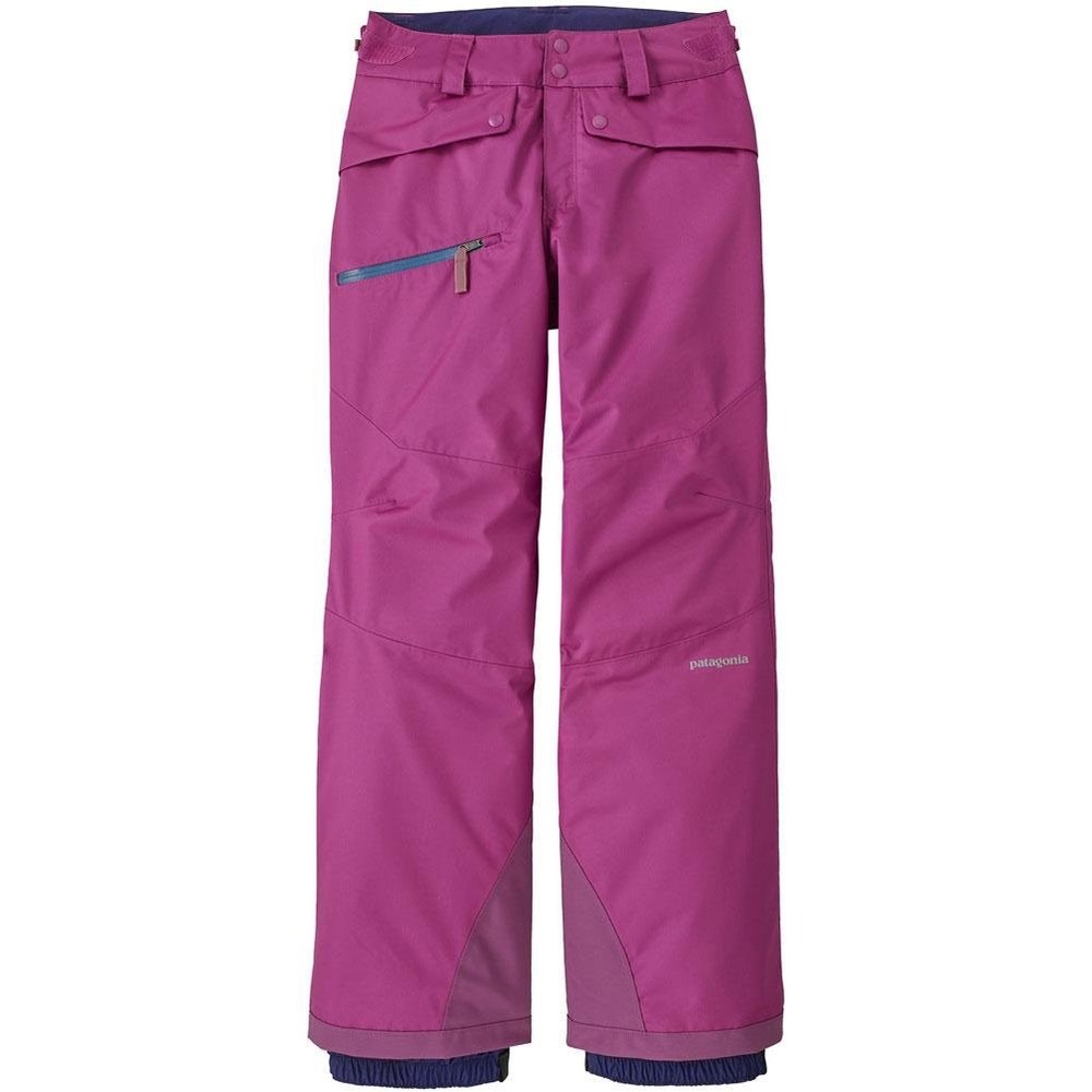 Patagonia Girls Snowbelle Insulated Snow Pants in Amaranth Pink, Kids Med (10)